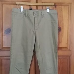 Massimo Denim Mid-Rise Jegging Size 12 Light Brown